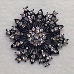 Sparkling Snowflake Styled Pin!